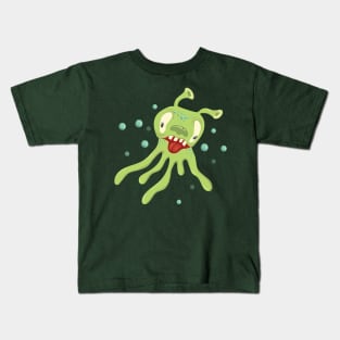 Green alien Kids T-Shirt